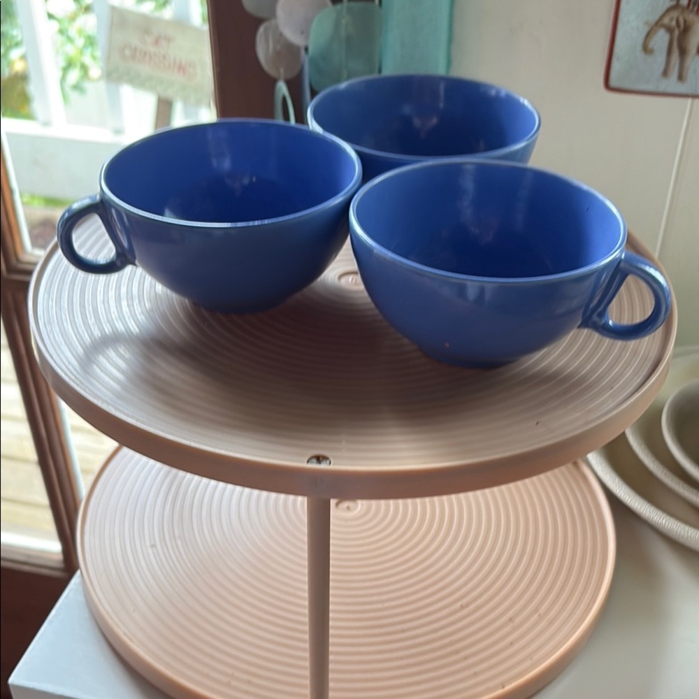 Vintage Charming Blue Coffee Tea Cups
Rubbermaid Twin Turntable Lazy Susan